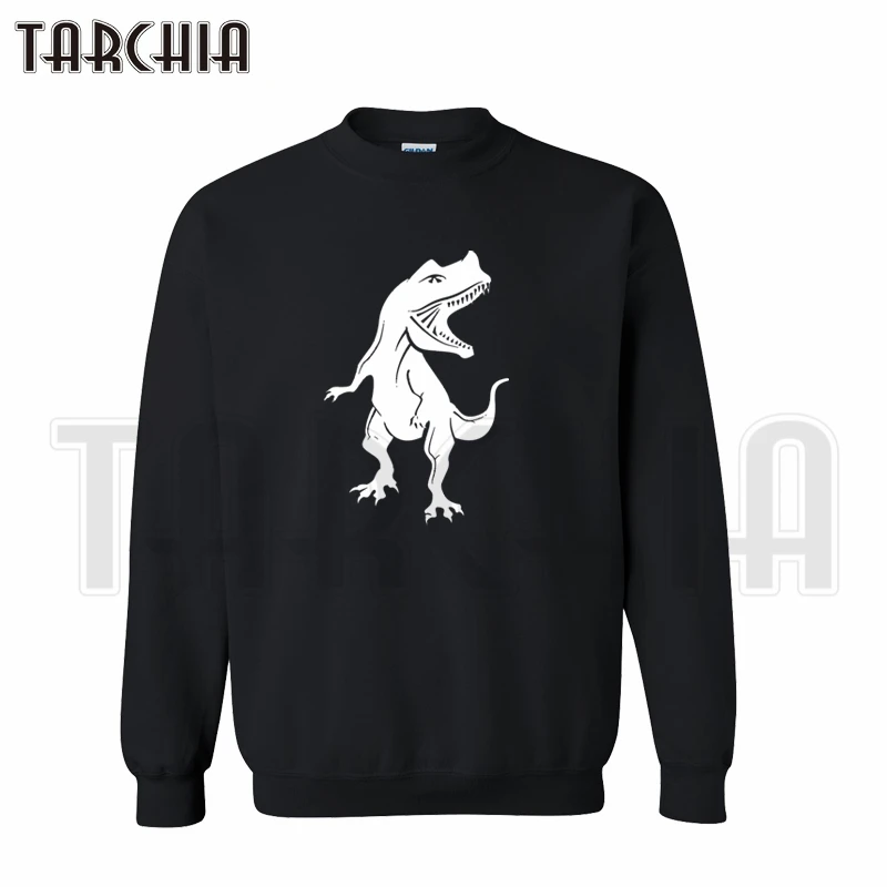 Толстовки TARCHIA для девочек и мужчин с динозаврами классная толстовка круглым