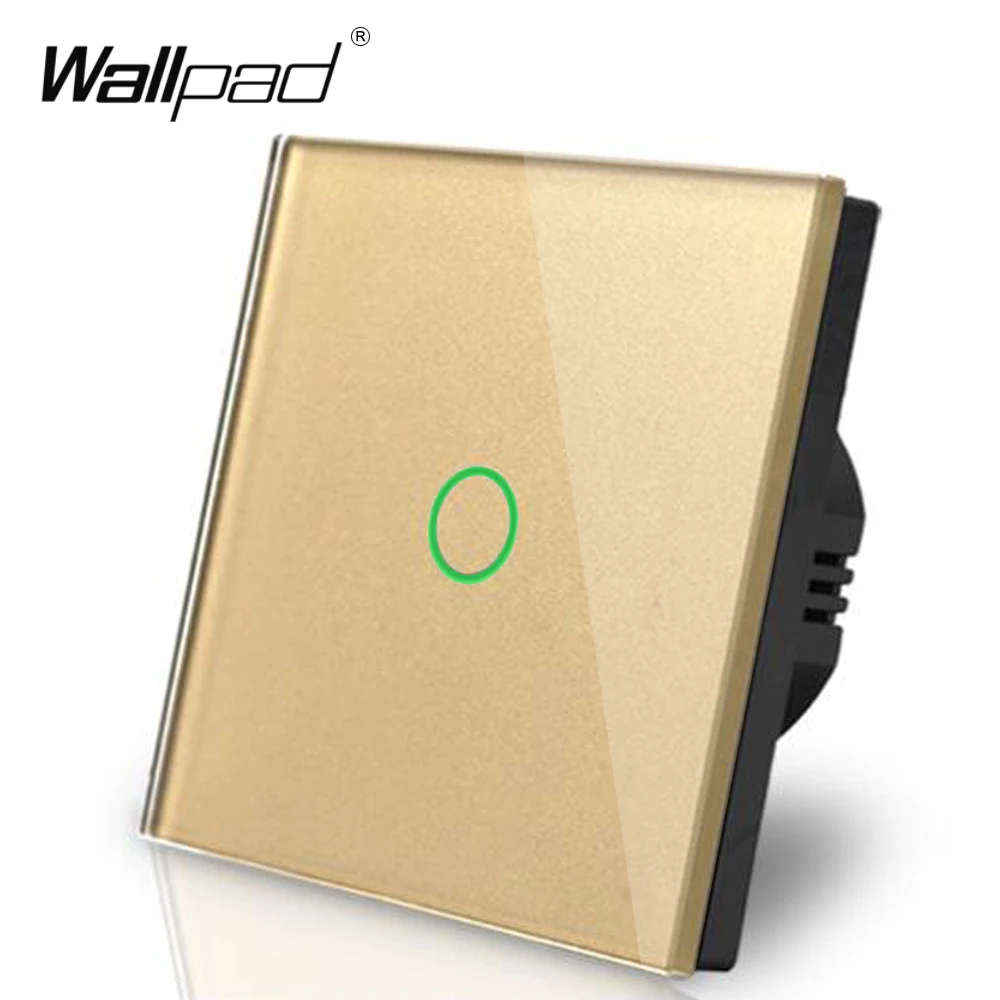 Wallpad производитель сенсорный настенный выключатель EU 1 gang 2 way 3 Way экран настенные
