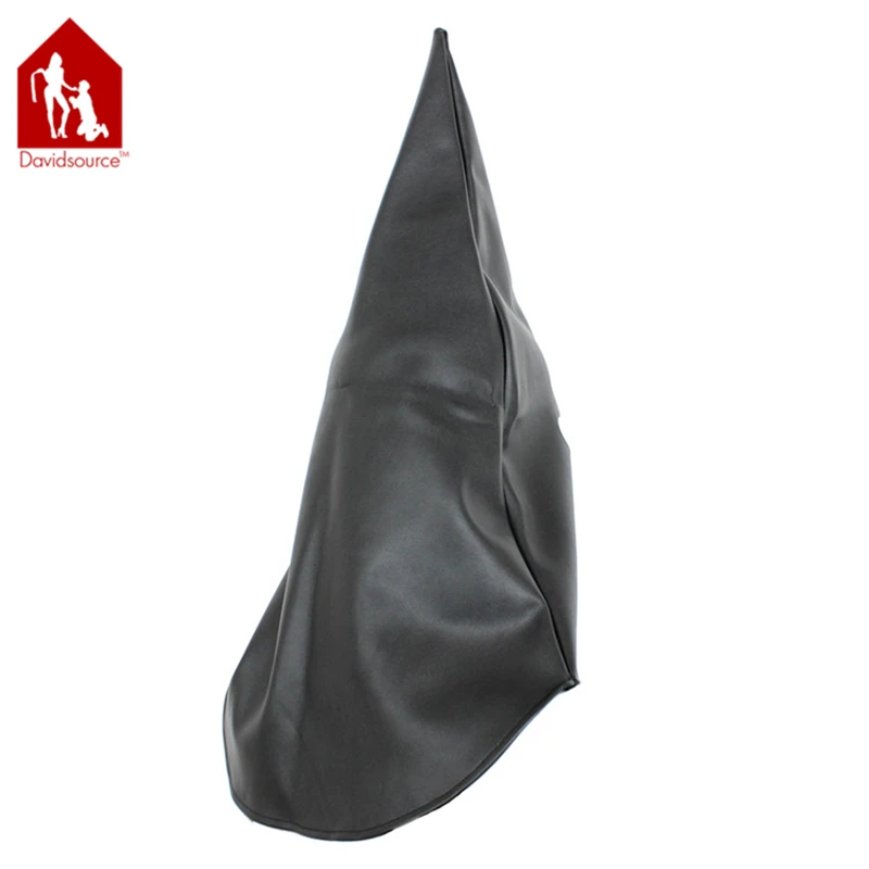 Davidsource CUSP кожаный капюшон с глаз и рта отверстие Призрак Маска Хэллоуина