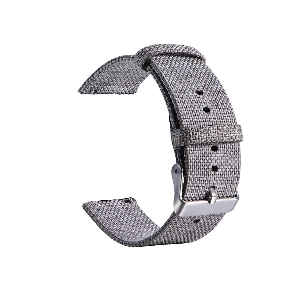23 см замена регулируемый Мягкий Холст Смарт часы ремешок для Fitbit Blaze