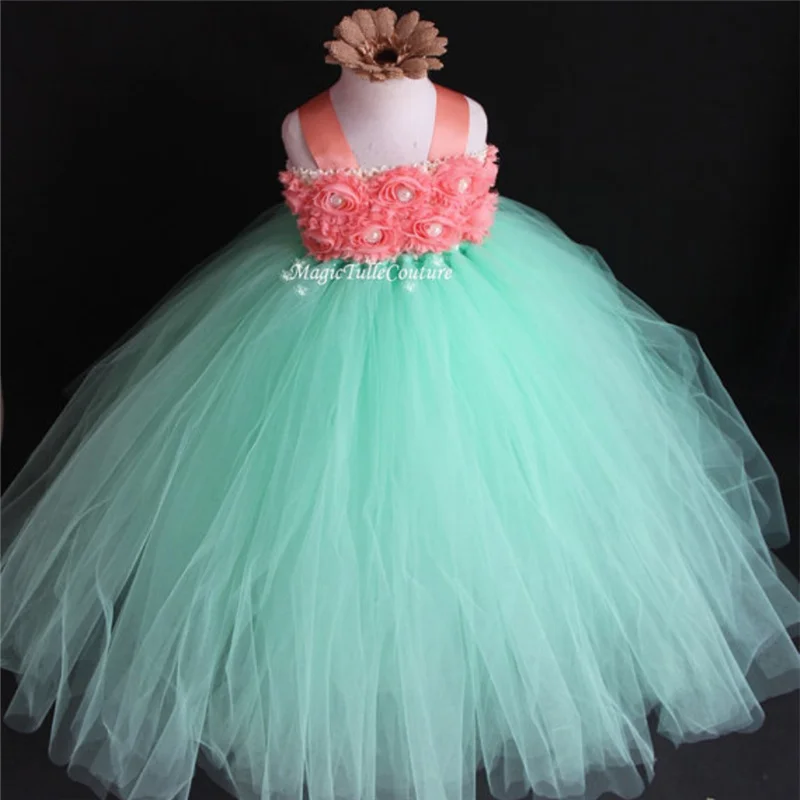 2017 для девочек в цветочек платья красного цвета без рукавов Свадебное бальное