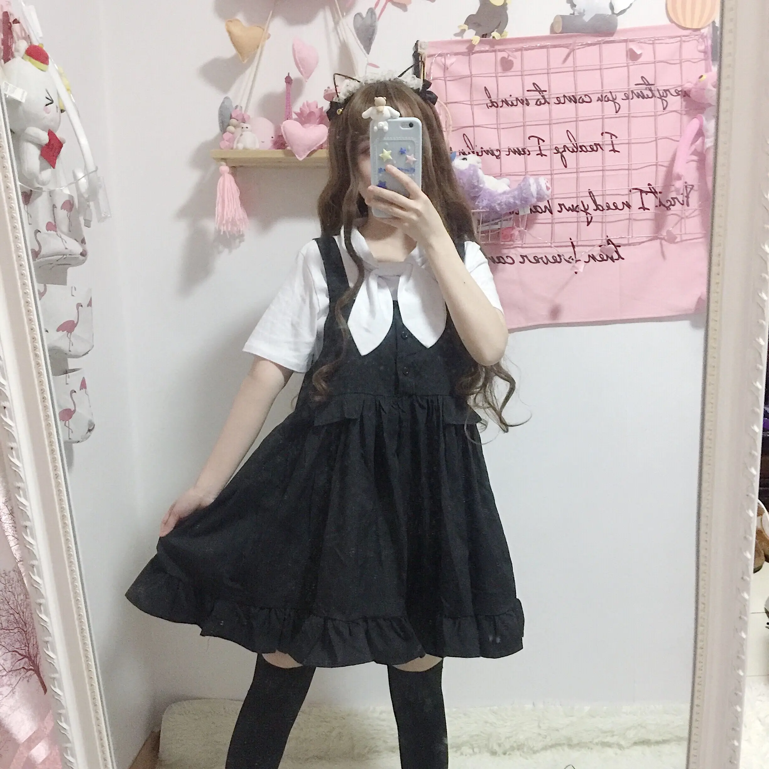 Harajuku 2018 Новая Летняя женская обувь в Корейском стиле для девочек Одежда из