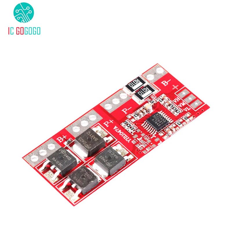 Плата защиты зарядного устройства 18650 для литий ионных и аккумуляторов модуль от