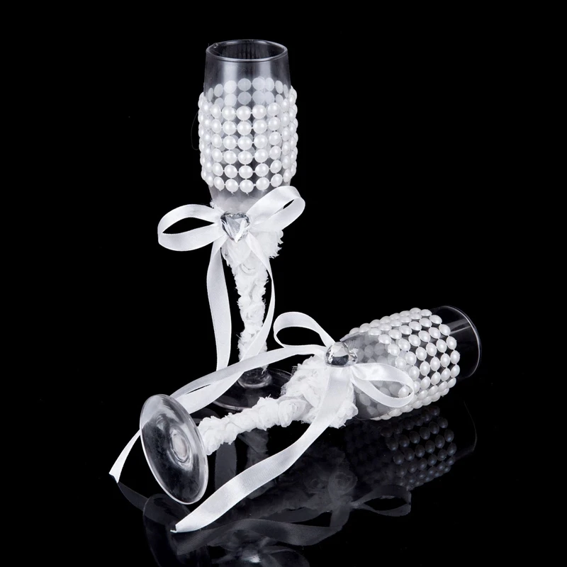 2 шт./компл. креативный подарок платье для невесты и жениха шампанские флейты