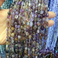 new purple ghost loose beads irregular natural stone diy jewelry can be made necklace bracelet size 6x8 8x10mm