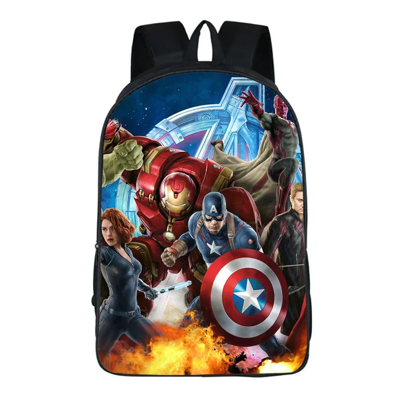 Чудесный рюкзак The Comics Человек-паук рюкзак Mochila аниме Superheros Наплечная школьная сумка для рюкзак для подростка 17 Стиль - Цвет: 15