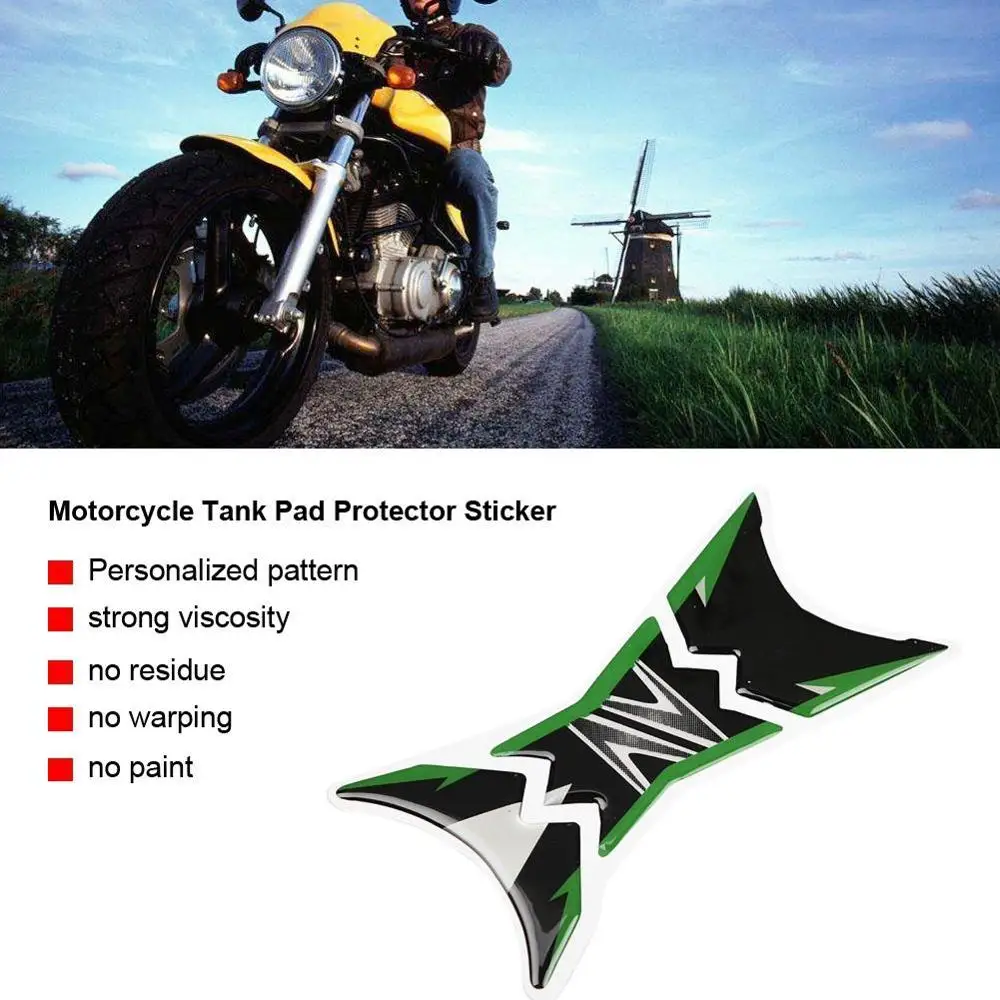 Забавная крутая 3d-наклейка на мотоцикл газовый масляный топливный бак протектор