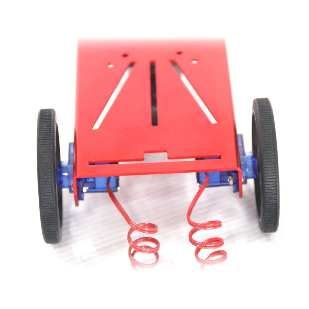 FEETECH 2WD мини 9g servo робот Мобильная платформа комплект FT MC 001 DIY обучающий