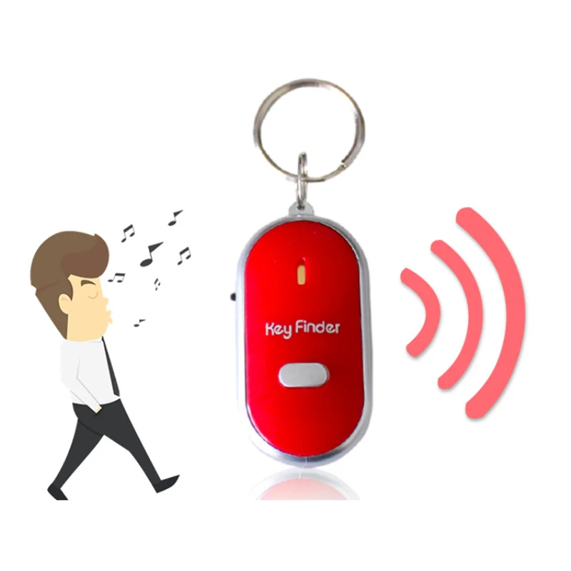 Светодиодный смарт ключ звуковой контроль сигнализация анти бирка на случай