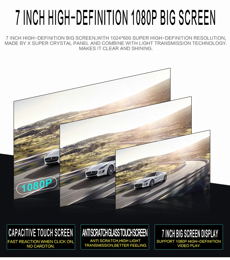 9701 " Android Автомагнитола 1 Din Выдвижной Сенсорный автомобильный dvd-плеер с экраном Стерео 1G+ 16G стерео приемник Wifi Bluetooth