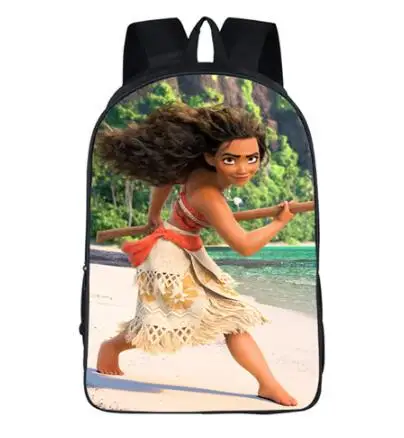 2018 новые женские сумки moive Moana Печатный Рюкзак Студенческая школьная сумка для