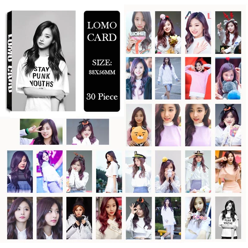 KPOP TWICE CHEER UP Tzuyu альбом ломо карты K POP Новая мода само сделанная бумага фото карта