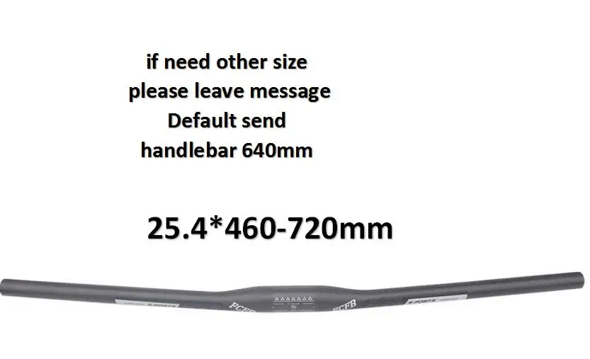25.4mm matte 3k углеродный руль из углеродного волокна матовый глянцевый MTB для велосипедного руля 31,8 мм 25,4 мм Углеродные детали для горного велосипеда - Цвет: 25.4mm matte