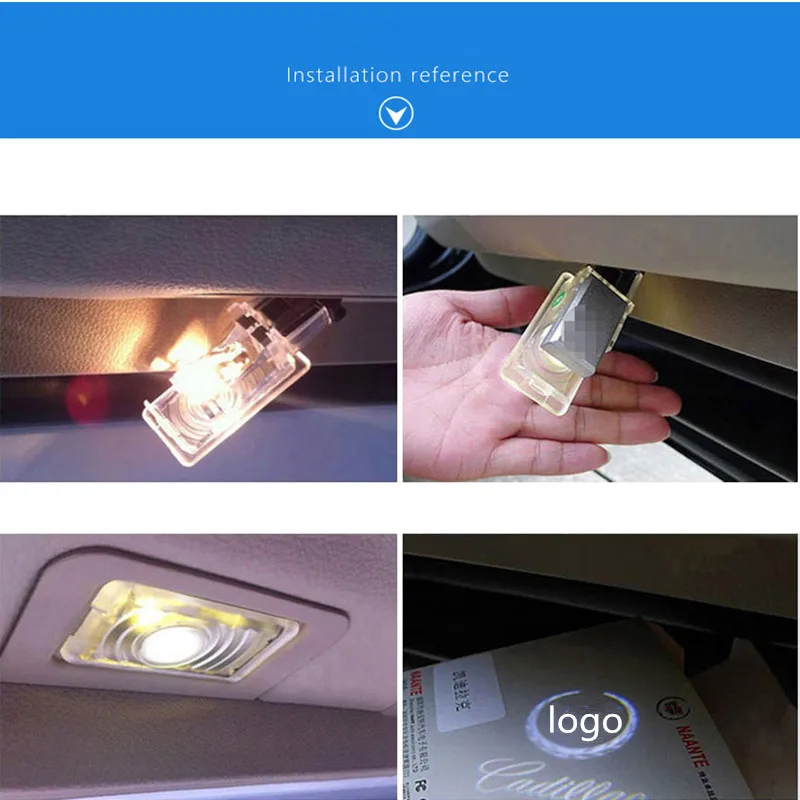 2 шт. Автомобильный Дверной Led Добро пожаловать лазерный проектор с логотипом Ghost