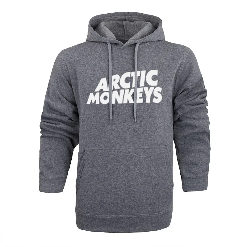 Зимние флисовые толстовки с принтом ARCTIC MONKEYS мужские спортивные костюмы длинными