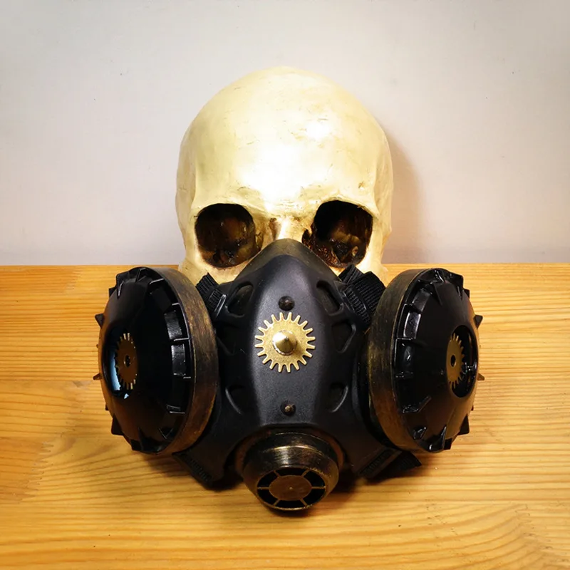 Бесплатная доставка винтажные противогазовые маски из ПВХ в стиле стимпанк для