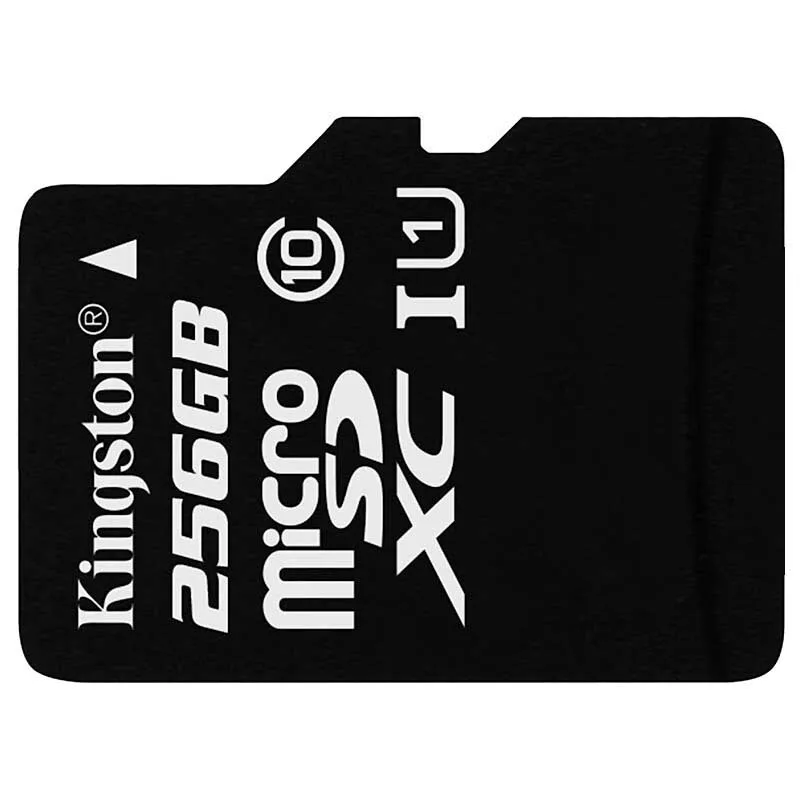 Kingston 100% Оригинальная карта Micro SD класс 10 256 Гб памяти C10 мини SDHC SDXC TF для смартфона