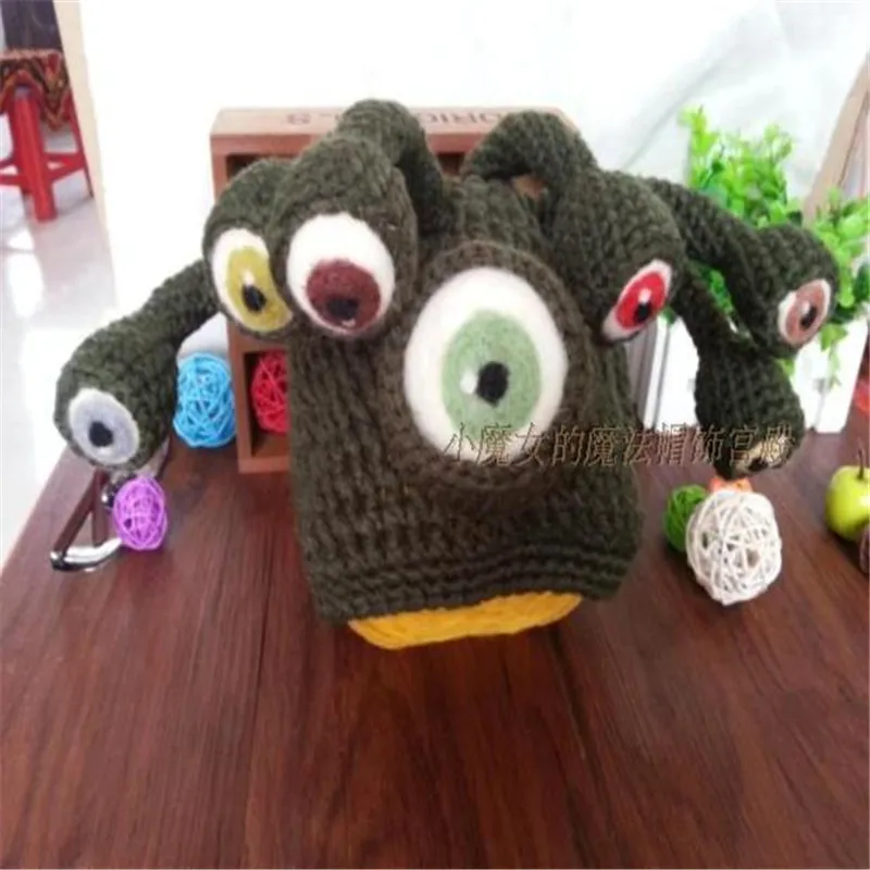 Новинка ручной работы кепка глаза монстра щупальца осьминога зонт ручная работа