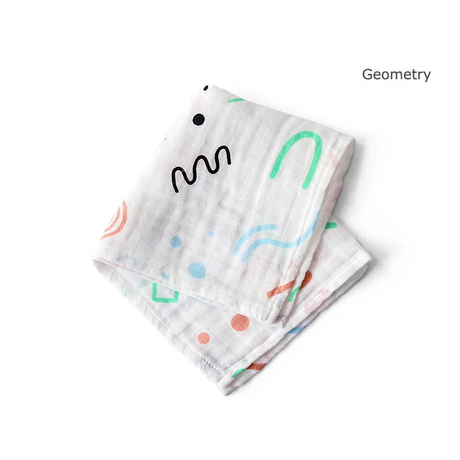Китайская Фабрика Муслин Детские Одеяла Пеленание Обертывания 35*35 см хлопок