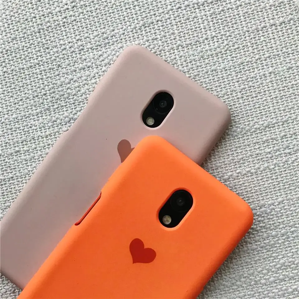 Cute Love Heart Print Sand Texture Matte Silicone TPU Case For Meizu M6S M5S M5 M3S M3 Note MX5 MX6 Cover Soft Back Phone Cases |