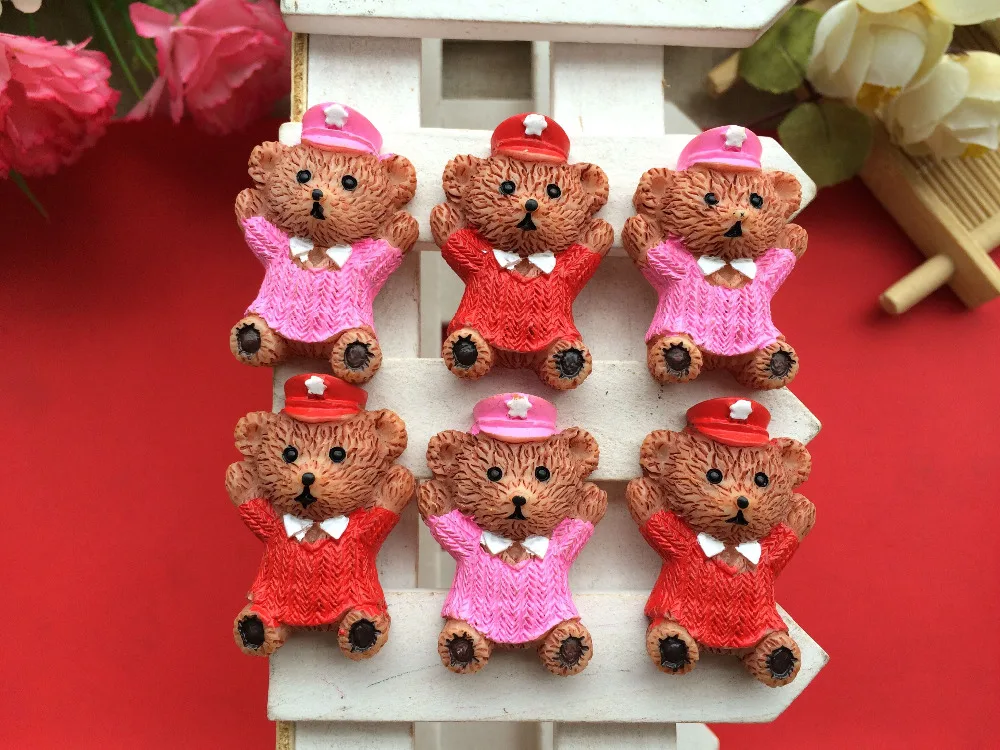 10 шт./Лот милые медвежьи сердечники медвежонки кабошоны аксессуары|children children|child