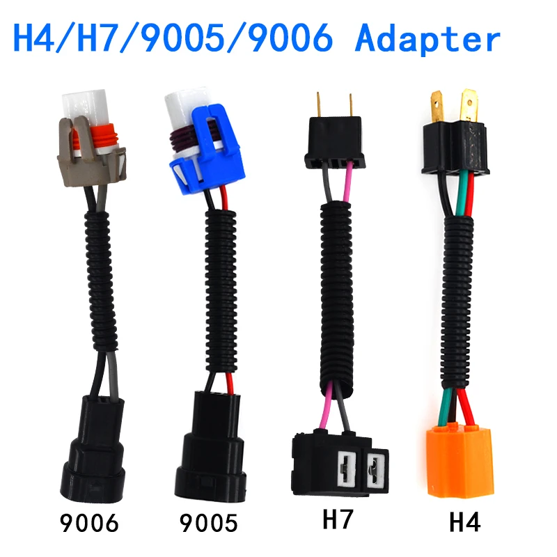 SKYJOYCE 2 шт. H4 H7 H11 9005 9006 керамический Женский адаптер жгут проводов гнездо