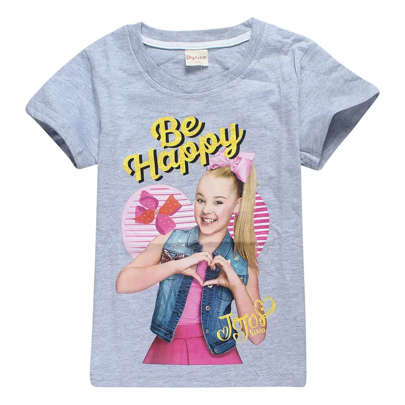 Лидер продаж JoJo siwa Моана тролли футболка из 100% хлопка с короткими рукавами для