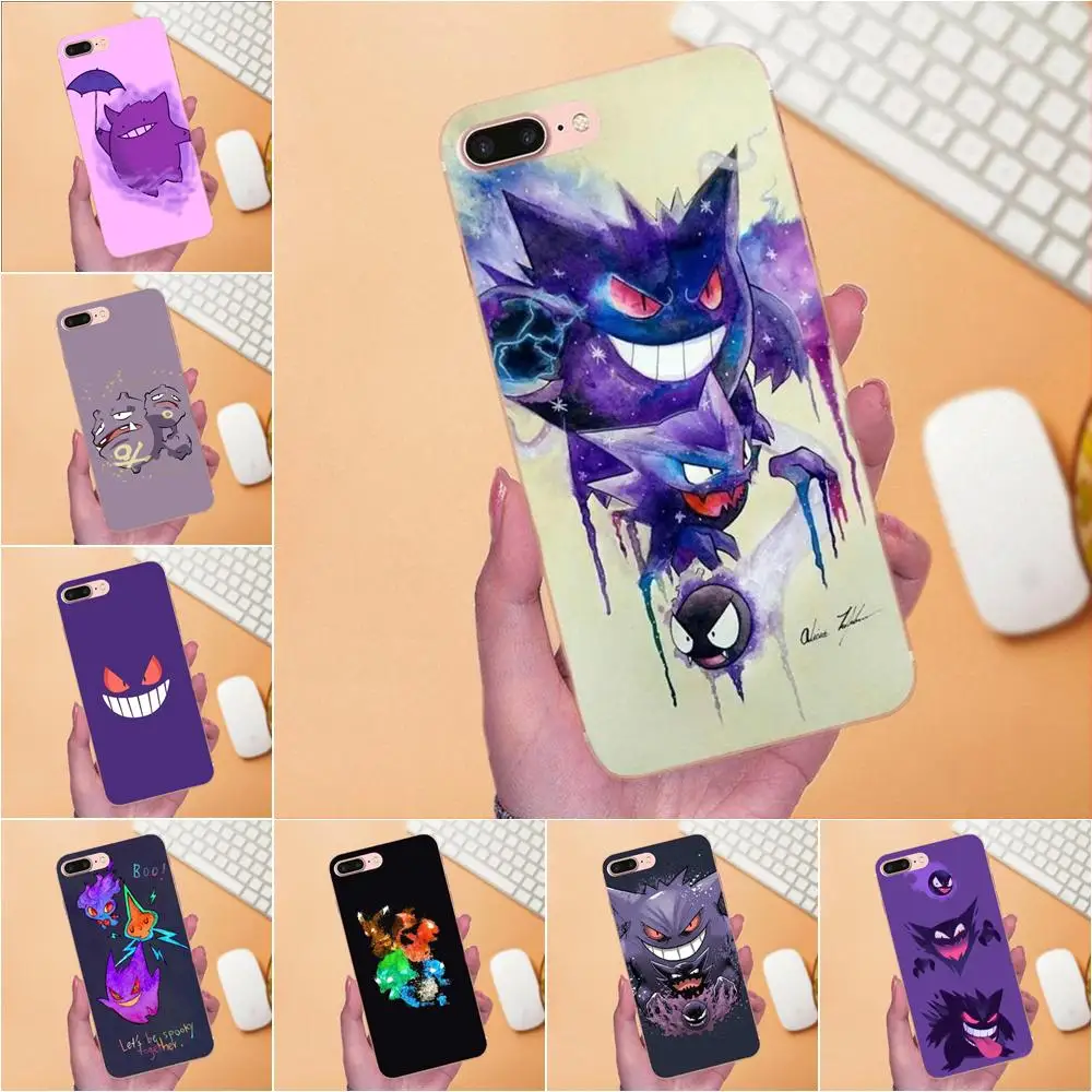 ТПУ дизайн индивидуальный для Samsung Galaxy Note 5 8 9 S3 S4 S5 S6 S7 S8 S9 S10 mini Edge Plus Lite Gengar Sinister Nebula