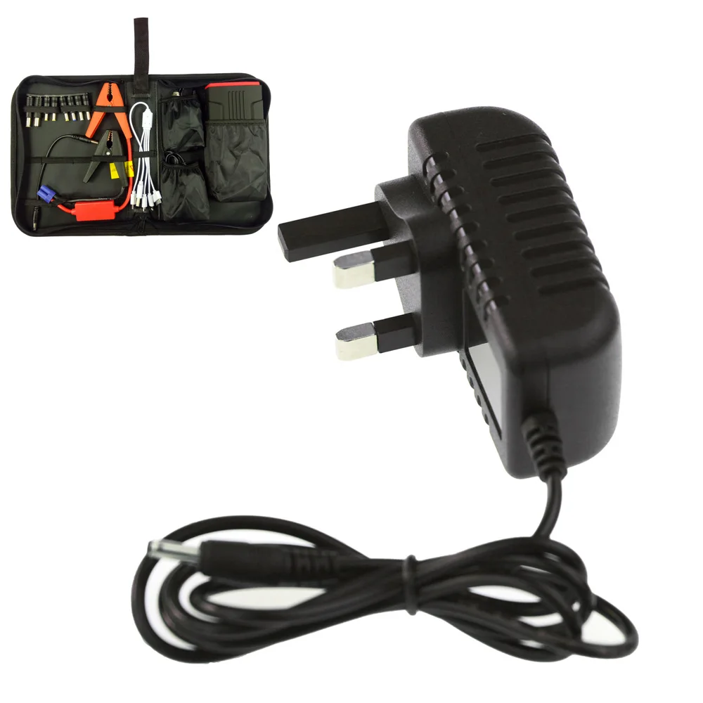 UK Plug Портативный многофункциональный 600A авто Батарея для аварийного пуска зарядное устройство двигатель бустер банк питания автомобильный пусковое устройство для 12 в батарейный блок - Цвет: UK Plug
