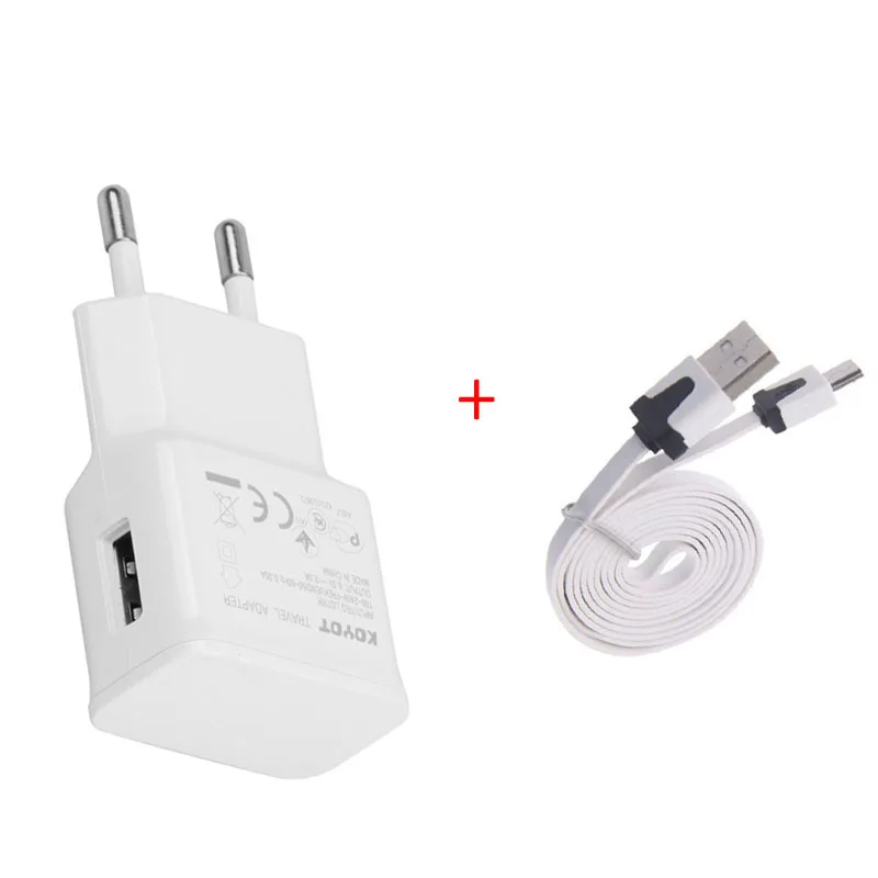 Лидер продаж! Адаптер с европейской вилкой 5 в 2 А + Кабель micro usb для зарядки и
