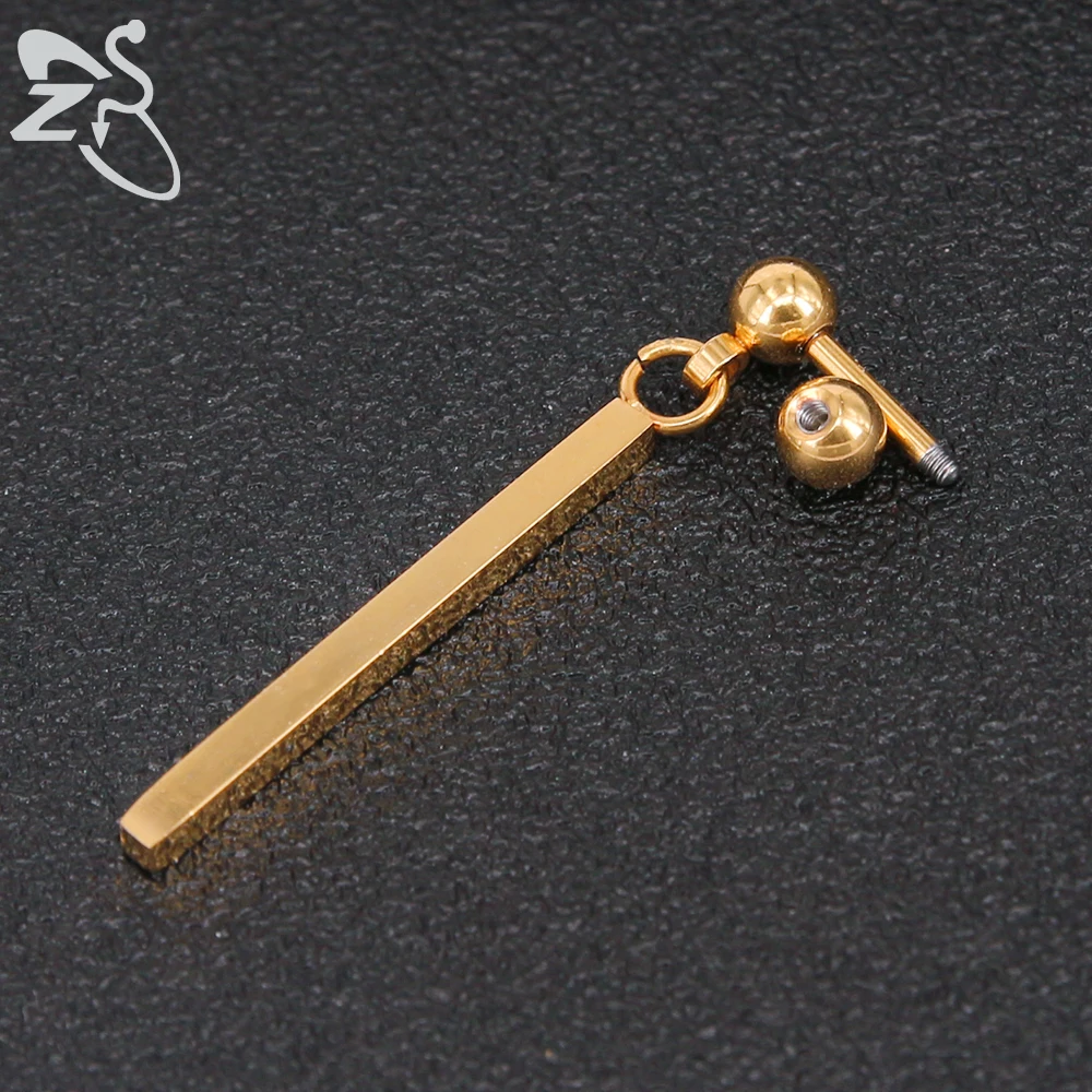 Женские серьги гвоздики из нержавеющей стали|bar earrings|earring trendyfashion stud earrings |
