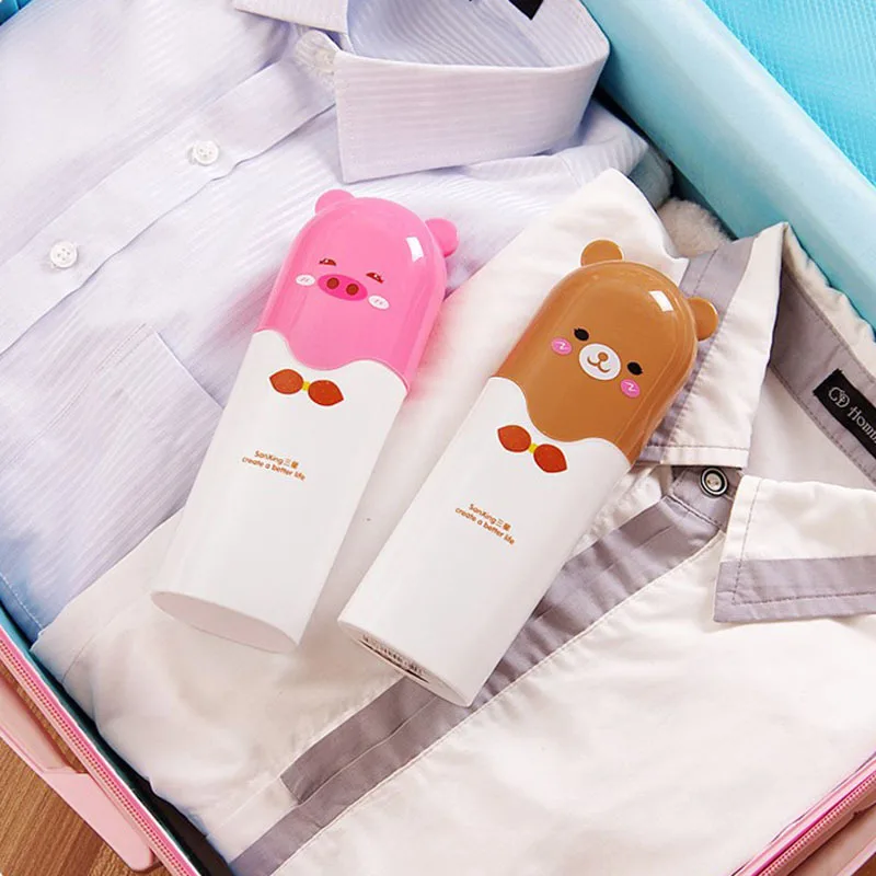 Милый мультфильм детская зубная щетка коробка Ванна код защиты футляр для зубной