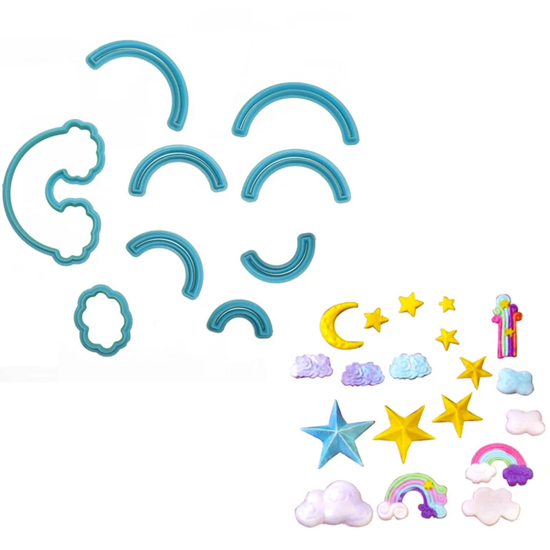 9 шт. Еда Класс форма для помады бисквита инструменты украшения торта Кухня