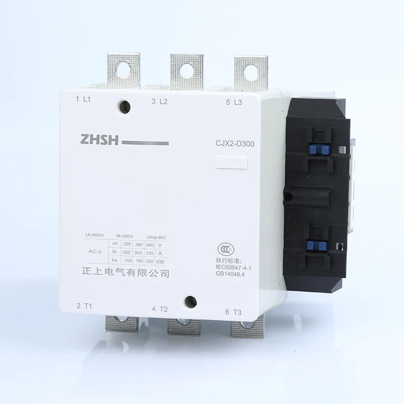 Ac Контактор CJX2 D300 3pin бытовой мотор реле стартера 300A коммутаторы 3 фазы