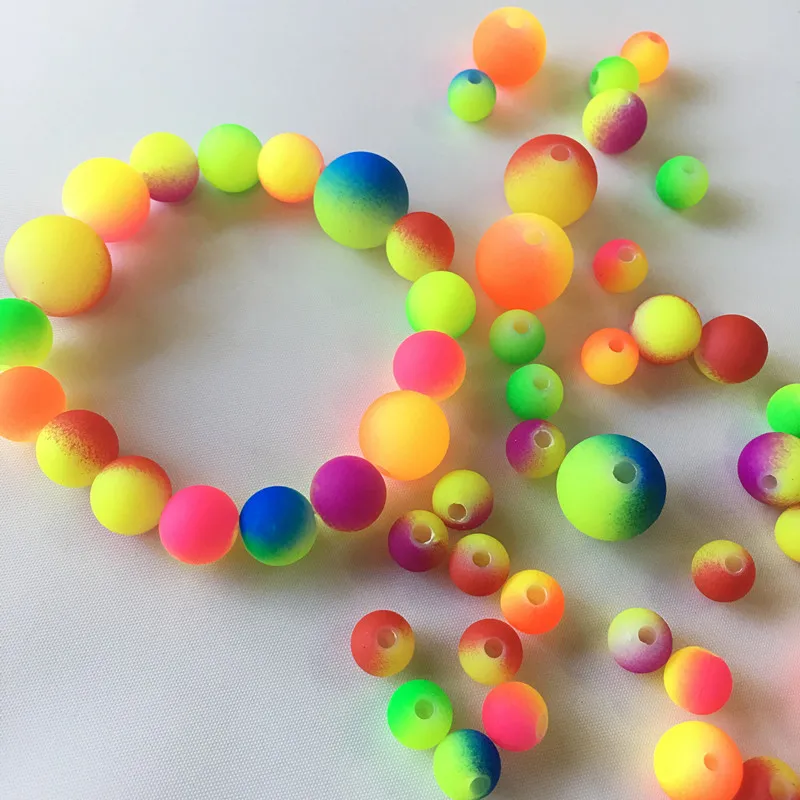 Флуоресцентные бусины Meideheng для самостоятельного изготовления детских