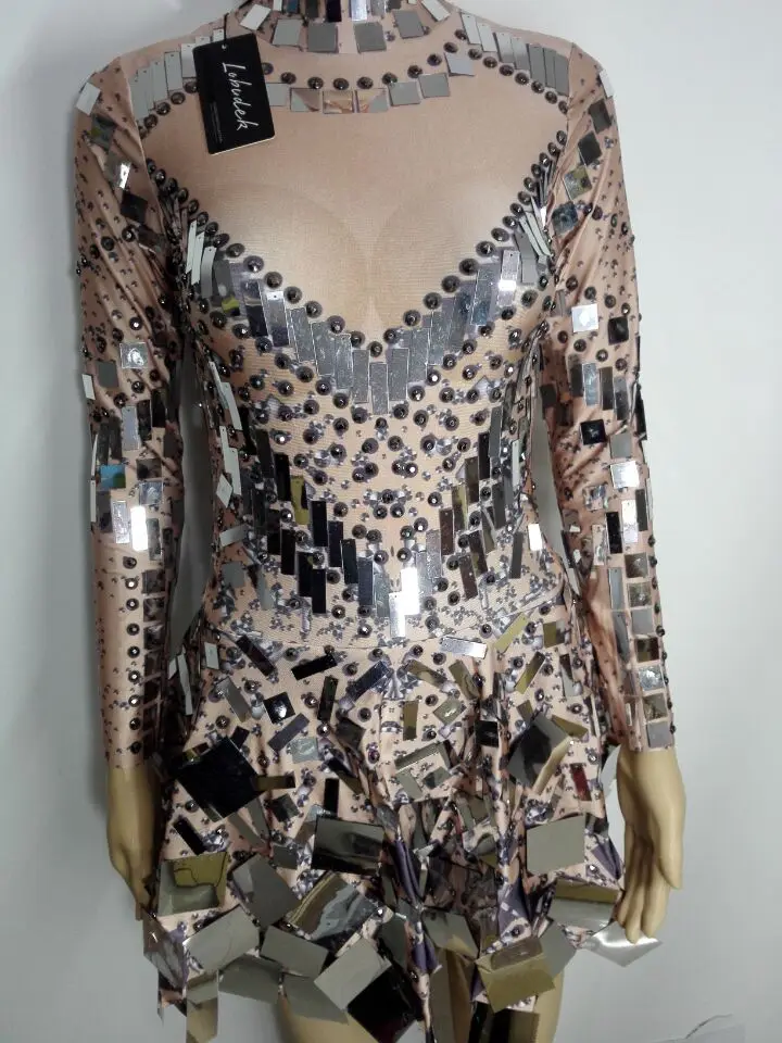 Мини платье с блестками длинным рукавом и кристаллами|dress stars|dresses dressstar dress |