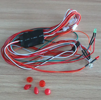 Airwolf 600 wolf LED освещение для airwolf bell 222 fuselage Запчасти вертолета|helicopter parts|lighting partswolf |