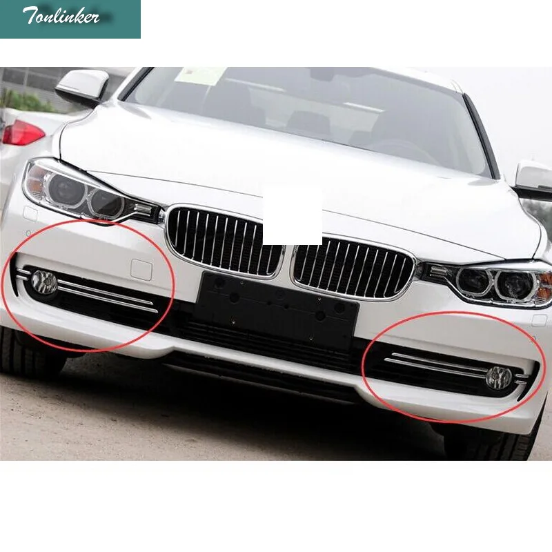 Tonlinker 4 шт. Автомобиль DIY ABS хромированные передние противотуманные фары