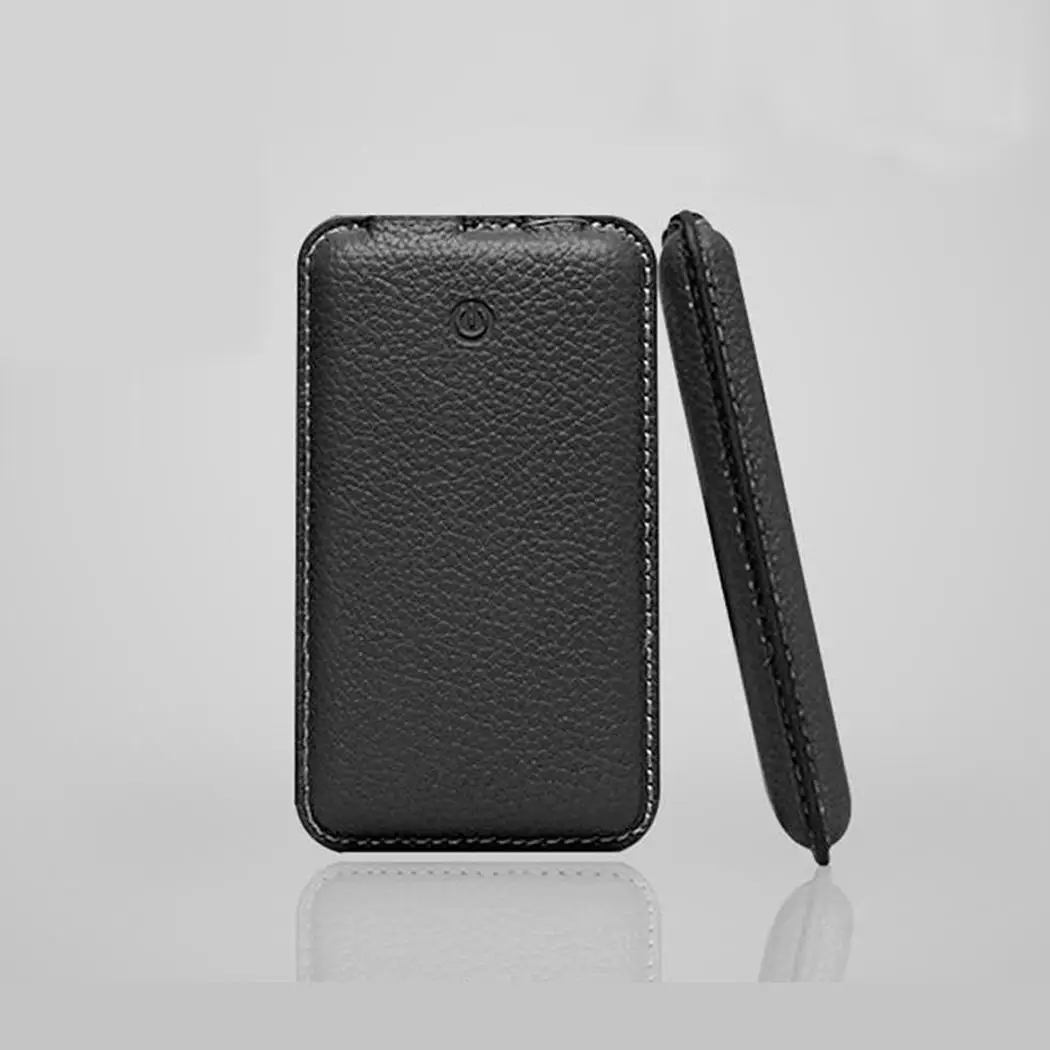Ультра тонкий портативный 5000 mAh перезаряжаемый двойной USB порт Банк питания |