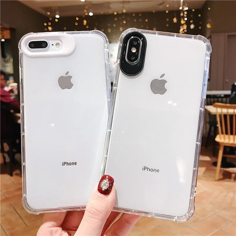 Роскошный противоударный защитный чехол для телефона iPhone 6 6S 7 8 plus X XR XS MAX