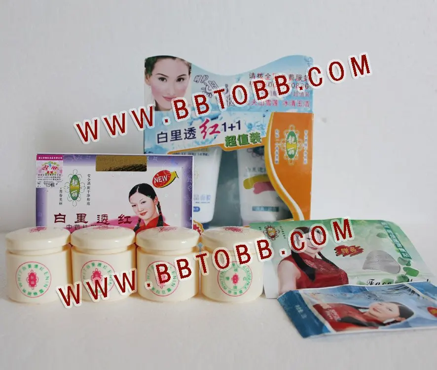 

Bailitouhong(4 в 1)+ Косметическая прозрачная маска + Очищающая белая бутылка