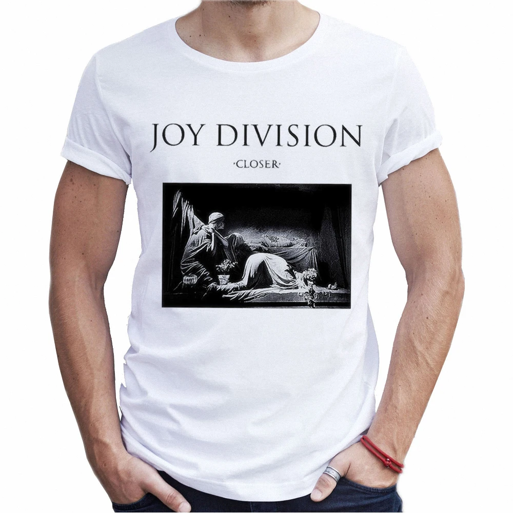 2018 Новое поступление уличная Мужская футболка Joy Division Citi Trends белая с принтом