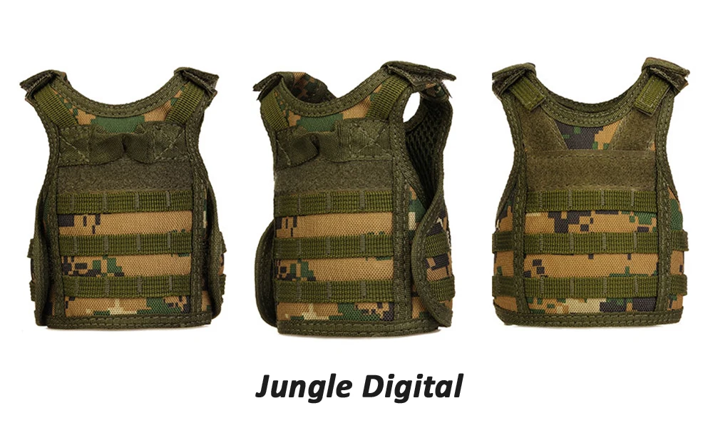 Пивные военные жилеты Molle Тактические Премиум мини миниатюрные охотничьи охладители напитков регулируемые плечевые ремни Крышка чайника