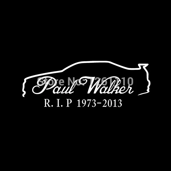 Paul Walker Skyline R34 Memorial RIP Reflective Vinyl Sticker Decal Graphic  Car Van Bumper Window - купить по выгодной цене | AliExpress