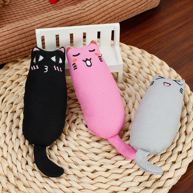 Игрушки для кошек креативная Милая Подушка игрушка С Кошачьей Мятой царапин