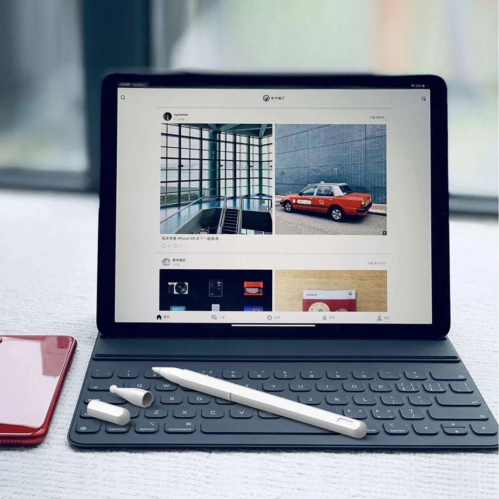 GOOJODOQ 3 в 1 для Apple Pencil 2 Чехол 2-го поколения для Apple Pencil 2 Держатель крышки Премиум Silic для iPad стилус