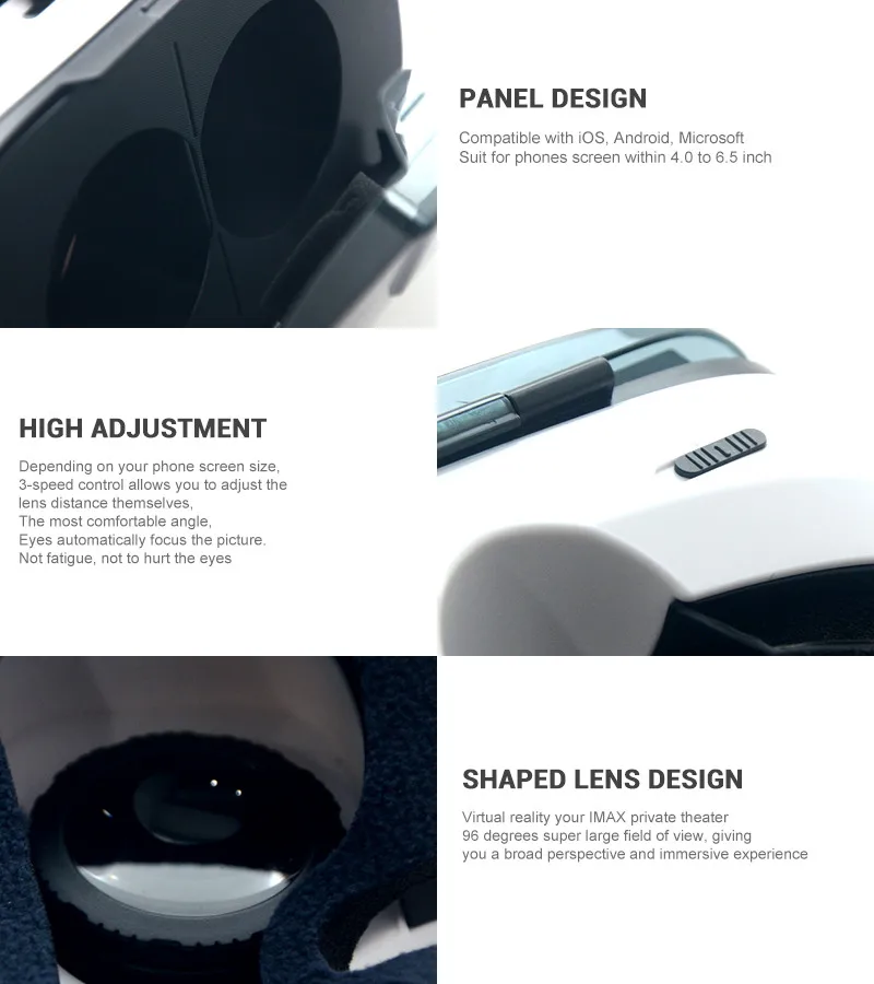 Горячие FIIT VR виртуальной реальности 3D очки шлем VR очки 3D гарнитура для 4,0-6,5 дюймового смартфона+ Bluetooth геймпад 5,0