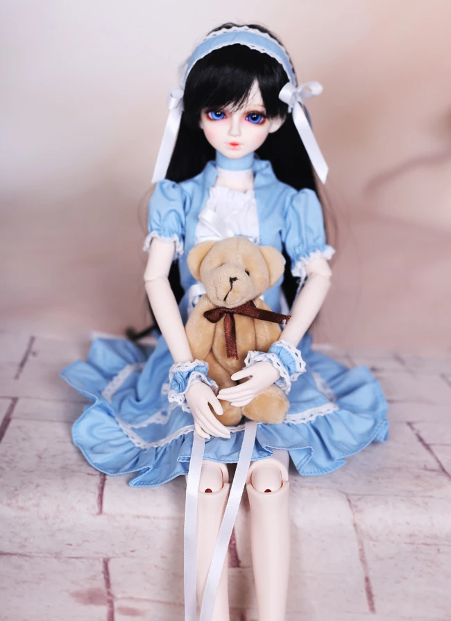 Одежда для куклы BJD/SD/синее платье масштаба 1/4 1/3 аксессуары одежды Bjd|doll clothes|sd doll