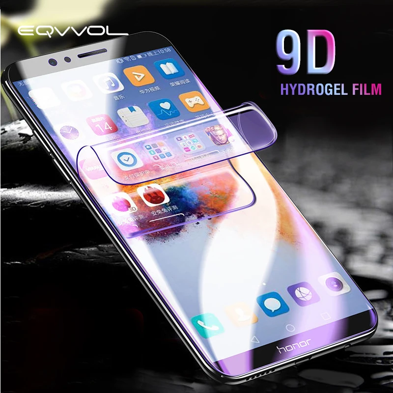 Мягкая Гидрогелевая пленка Eqvvol для Huawei P20 P10 P9 Lite 9D Защитная с полным покрытием Mate