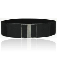 womens belts new design waistband stretch strap wide elastic cummerbund hot rectangle buckle waist belt brand dress cummerbunds